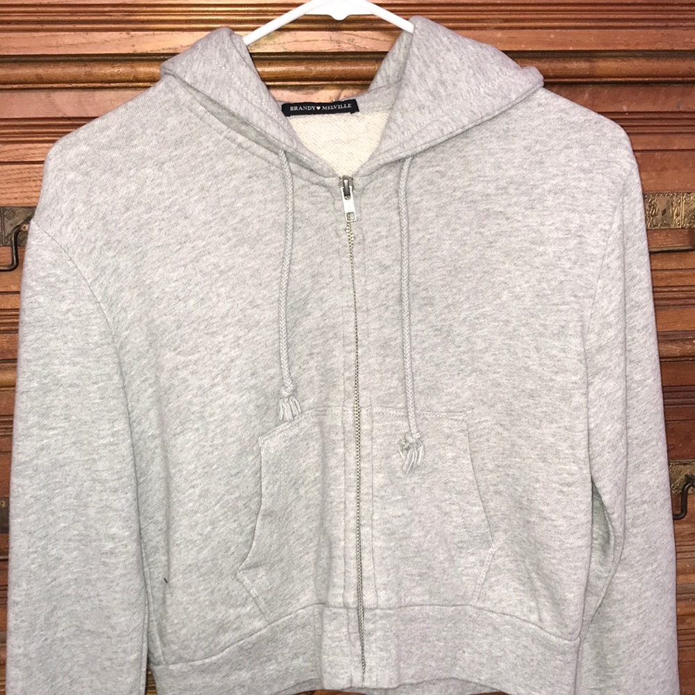 brandy melville grey jacket